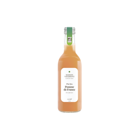 Naturally cloudy apple juice with no added sugars. Made from freshly pressed organic apples for a mildly sweet and tangy taste.