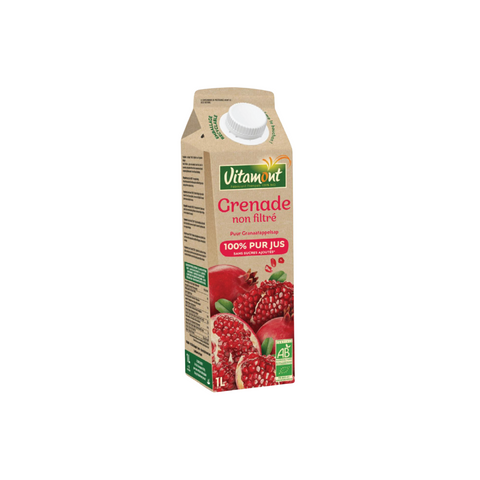 100% pure organic pomegranate juice made from whole, hand-selected pomegranates. Bold, tart flavor and a natural source of antioxidants.
