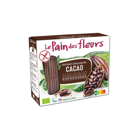 Sweet tooth approved. A lightly toasted organic crispbread made with cocoa for a chocolatey twist.