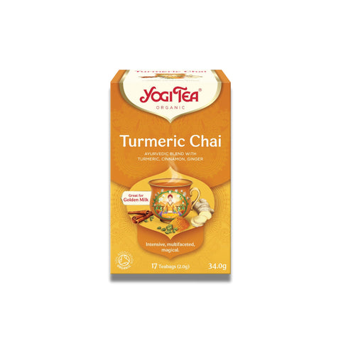 A powerful, earthy infusion with turmeric, cinnamon, ginger, and cardamom. A golden blend for balance and vitality.