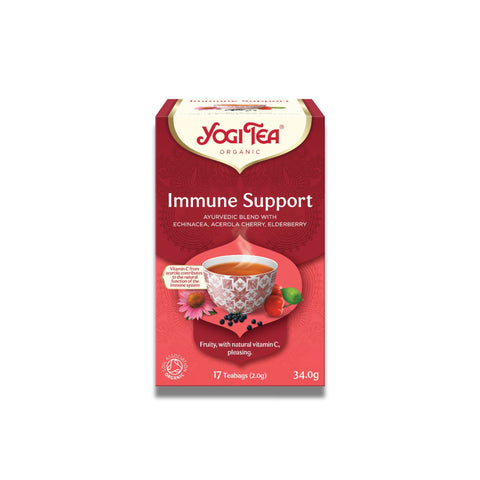 A strengthening blend with echinacea, elderberry, and rosehip. Enhanced with cinnamon and basil for immune defense.