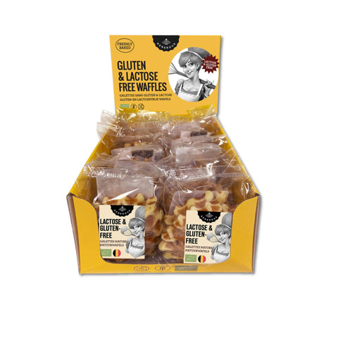 Classic belgian waffles infused with speculoos spice flavor. Organic, buttery and crunchy.