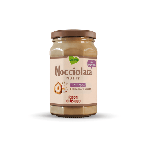 Creamy white organic hazelnut spread with a delicate flavor. Palm oil free and made with high-quality organic ingredients.