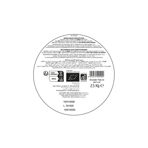 Original Cocoa Hazelnut Spread (2.5Kg)