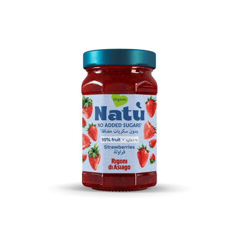 Fresh and natural organic strawberry spread. No added sugar and full of flavor.