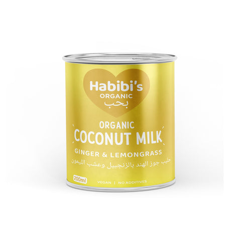 A fragrant coconut milk blend with organic ginger and lemongrass. Ideal for soups, sauces, or Asian dishes.